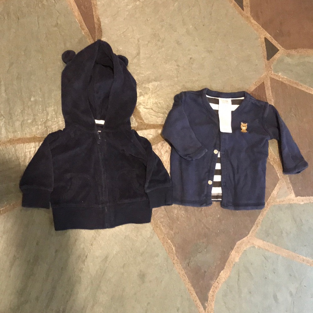 Set of 2 Sweatshirts 0-3 Months